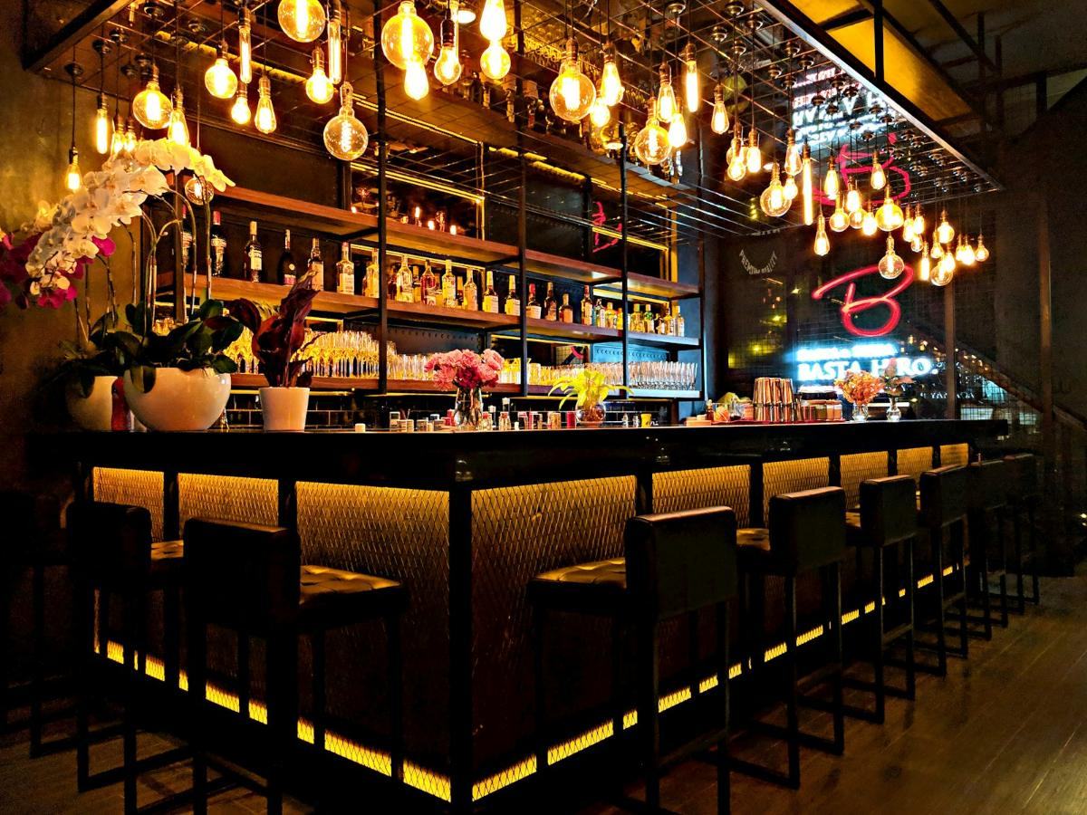 Bar area of a hospitality venue